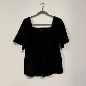 Ann Taylor peplum blouse - size M